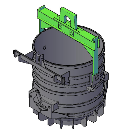 Scrap Bucket Orange peel factory CHNZBTECH